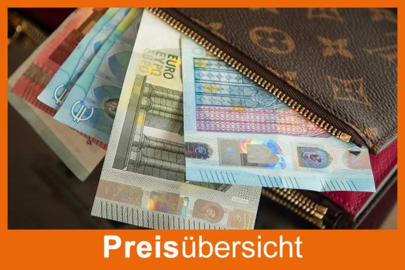 Preisübersicht